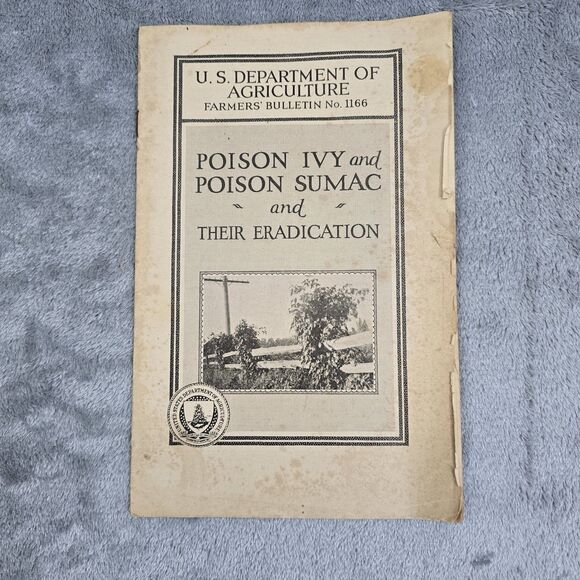 US Department Of Agriculture Farmers Bulletin Lot Of 2 Mole Control / Poison Ivy - Picture 6 of 9
